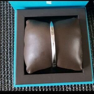 Birks Rock & Pearl Sterling Silver Cuff Bracelet